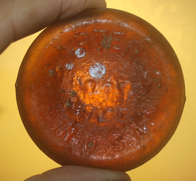 TreasureGuide's Bottle Barn Brown Cone Carter's Ink Bottle