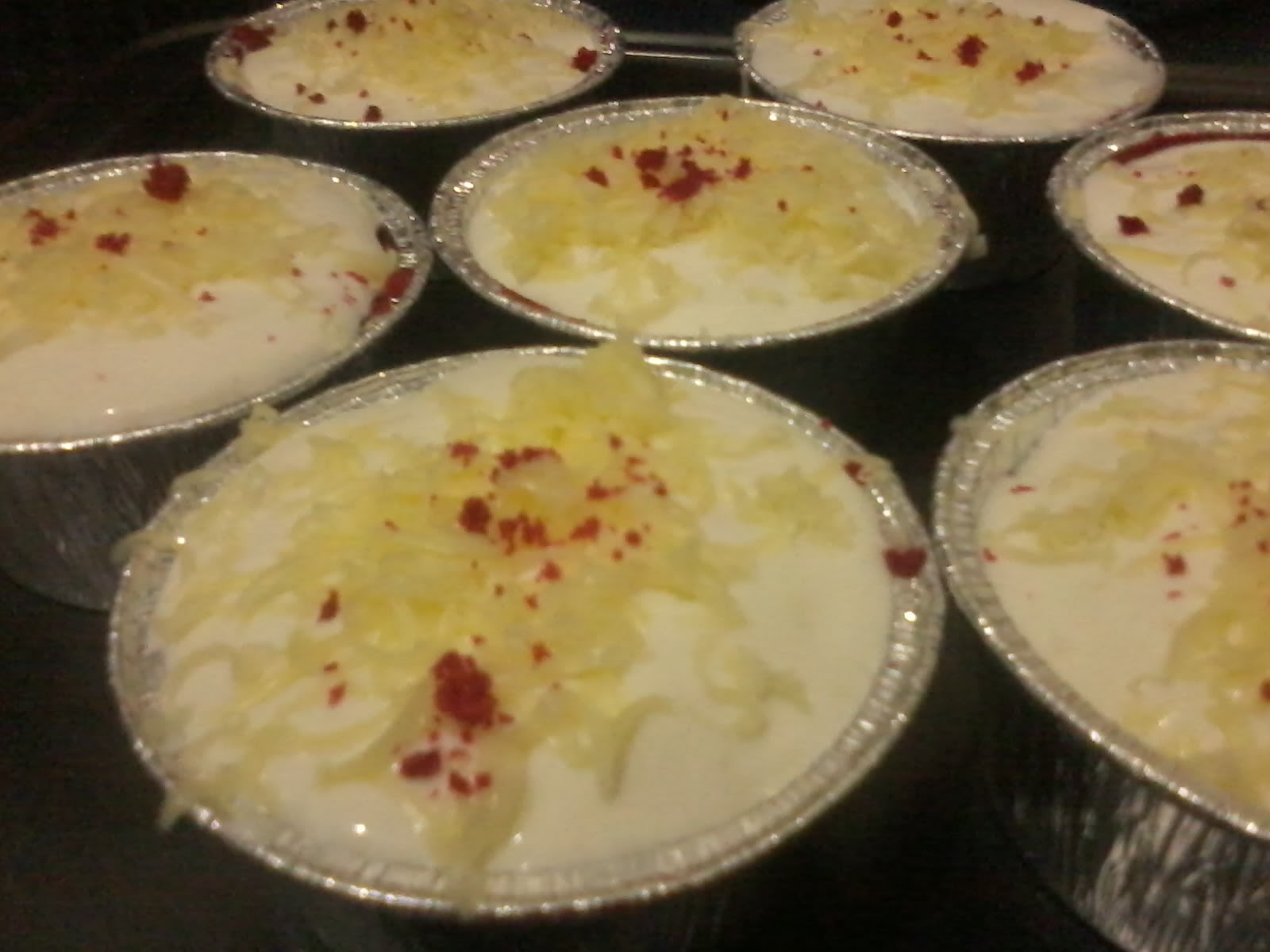 Resepi red velvet cupcake cheese meleleh  Ourkizuna