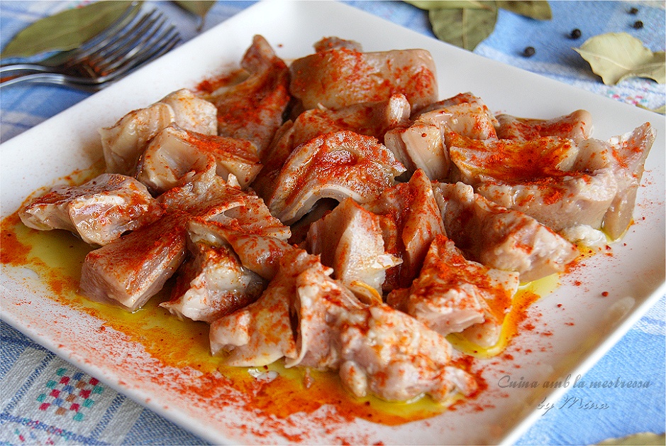 Cocina con Mina: Orejas cerdo a gallega