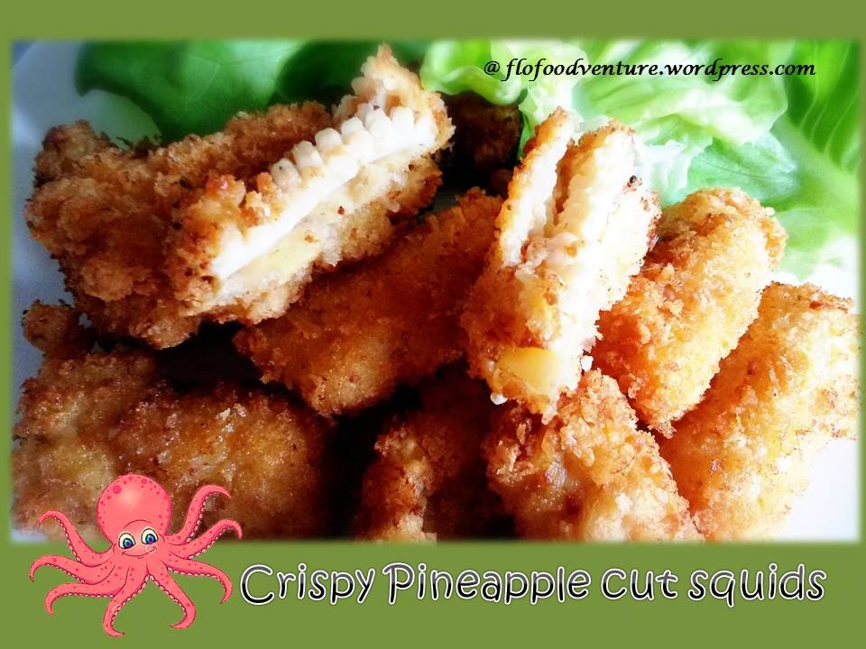 Pakistani Recipes Crispy Pineapple Cut Squids by Florence Neo