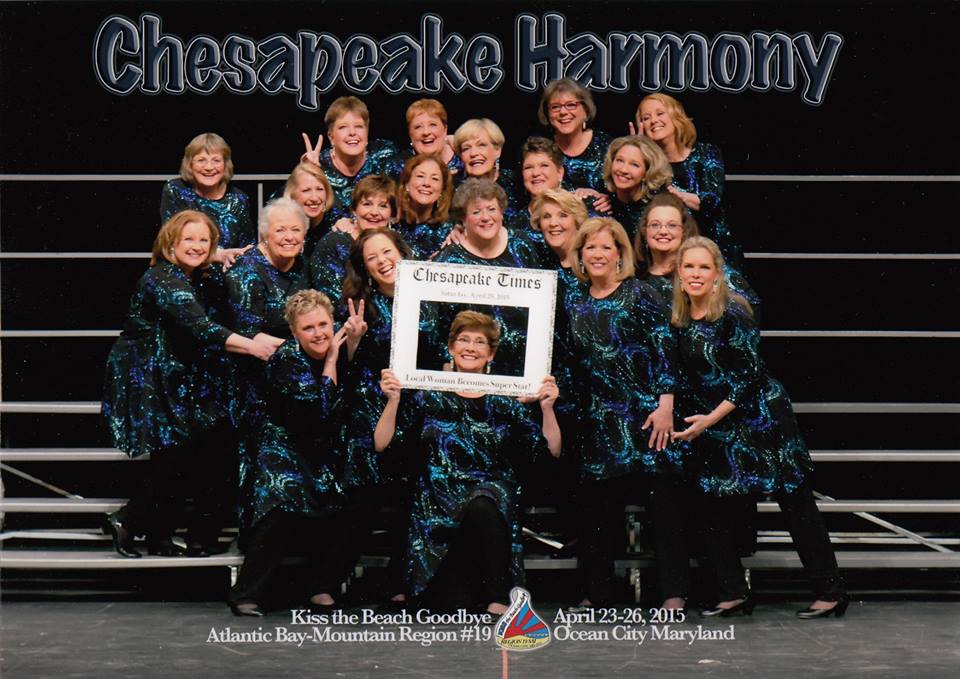 The ladies of our chorus - April 2015