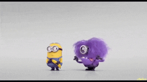Resultado de imagem para mÃnions feliz gifs