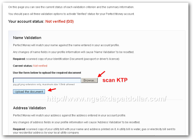 Arlitrik - Cara Verifikasi Perfect Money Arlitrik - Cara Verifikasi Perfect Money