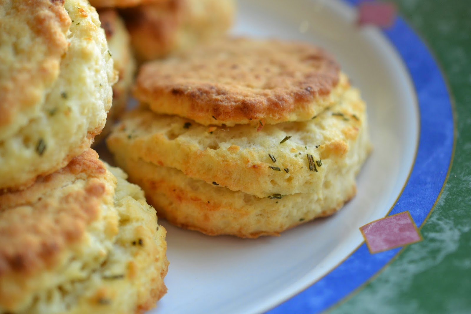 Greedy Girl Rosemary garlic cream biscuits