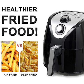 Electric Hot Air Fryer and additional accessories