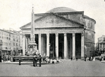 Pantheon then now