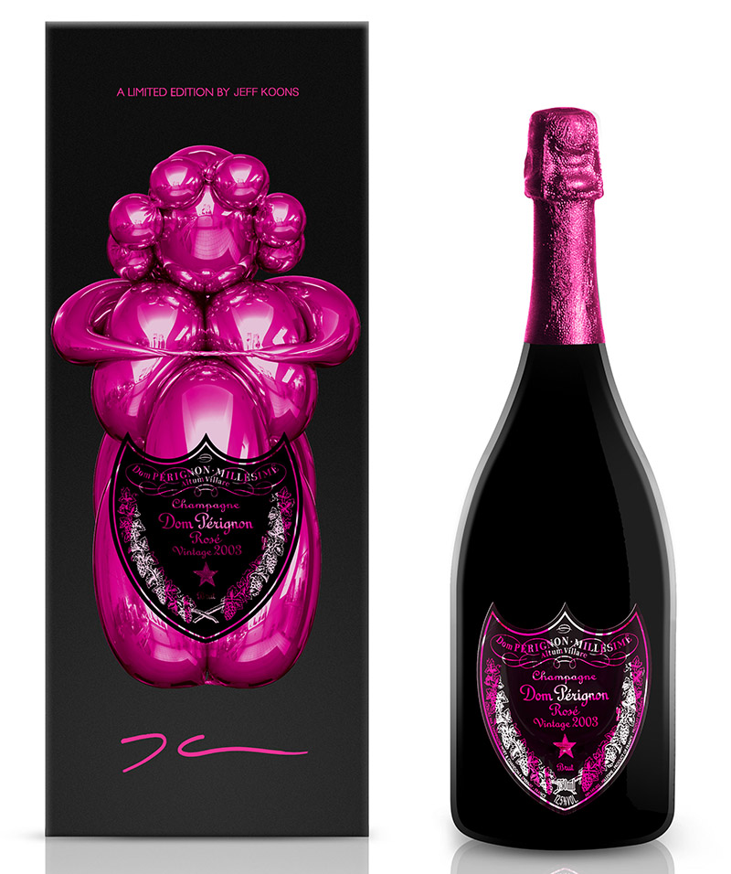 limited edition Jeff Koons Dom Perignon