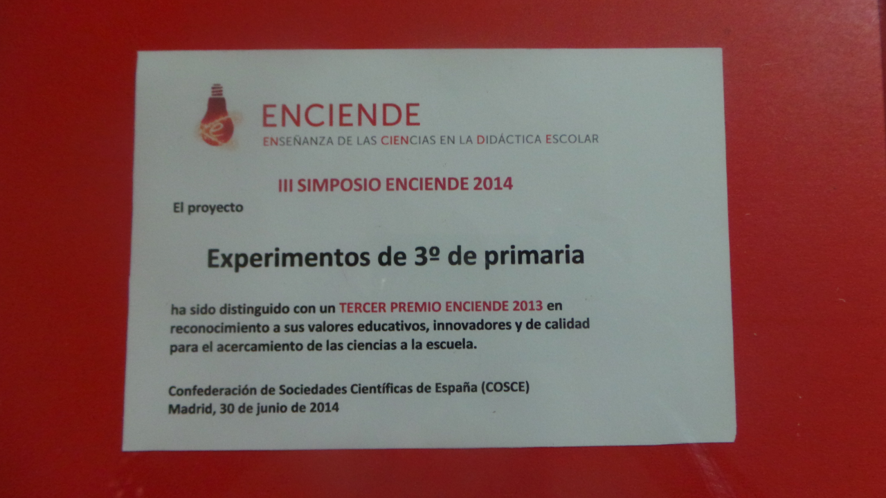 TERCER PREMIO ENCIENDE