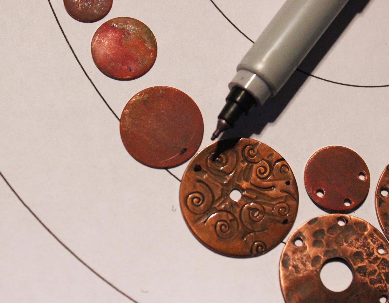 Art Bead Scene Blog Tutorial Tuesday Discs and Washers in a Necklace