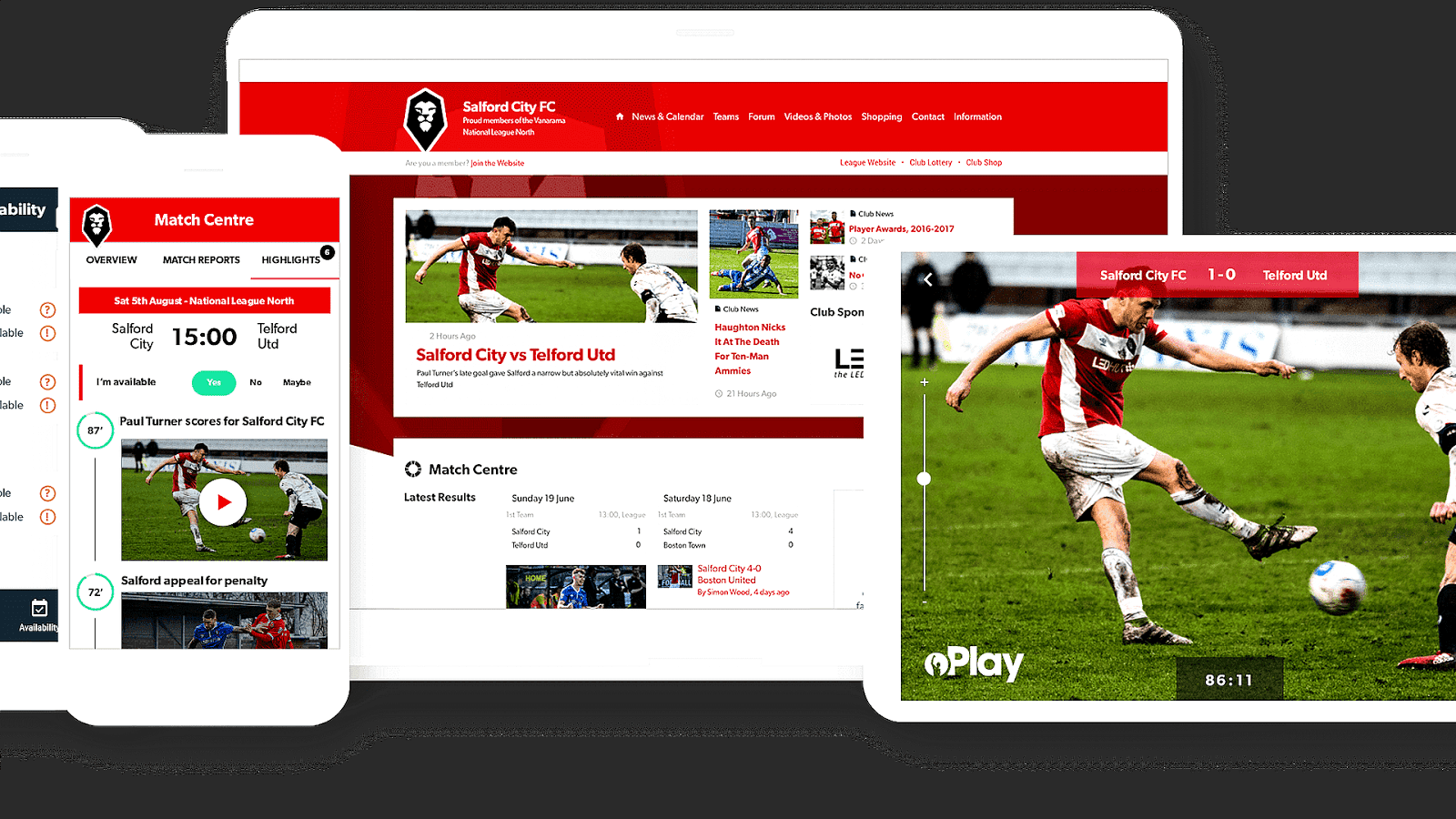 Create A Sports Team site Team Choices