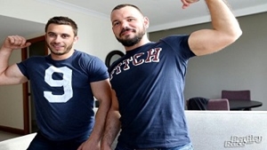 Our hot mates Romain Deville and James Nowak in their first hook up