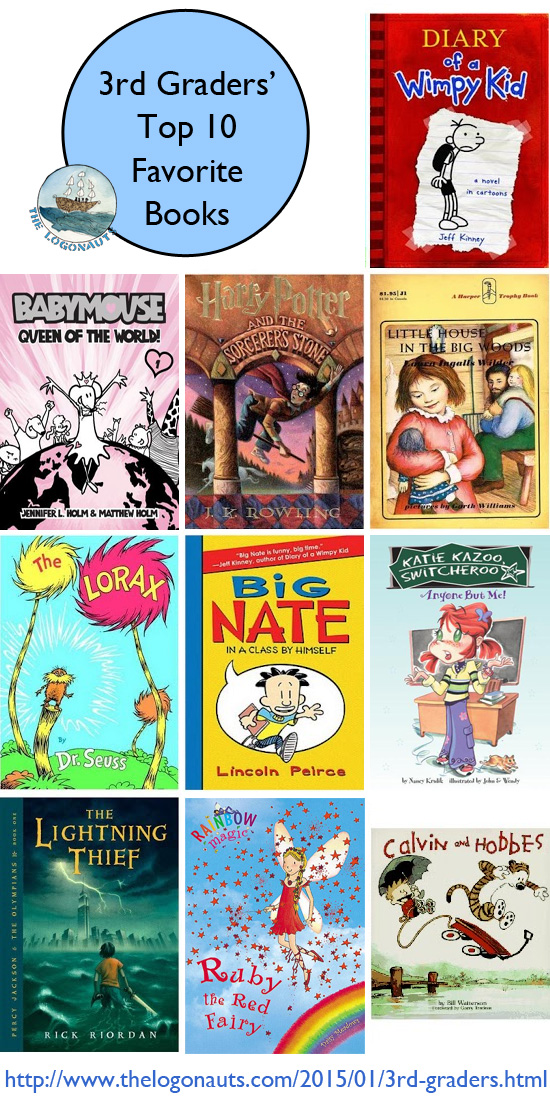 Top 10 Favorite Books of Third Graders | The Logonauts