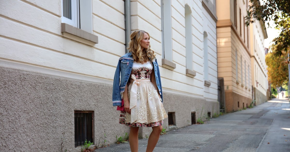 Wiesn Trend Retro Floral Dirndl Melina Alt