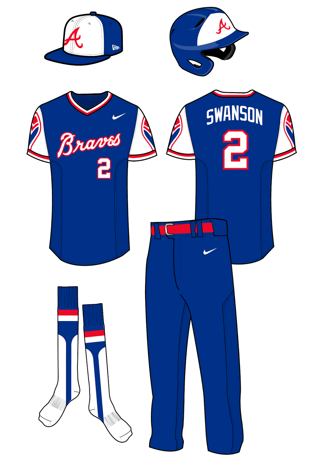 Sports Logo Spot MLB Color Rush Braves