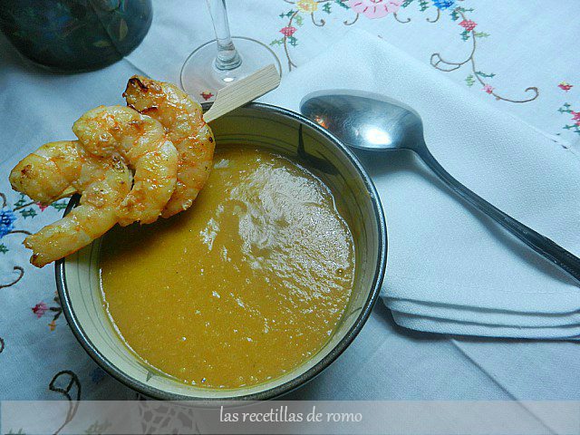 Bisque de langostinos