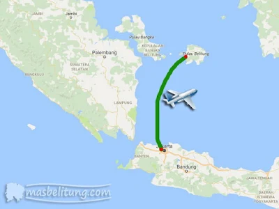 Penerbangan Jakarta-Belitung
