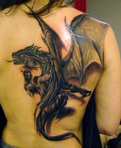 Tatuaje Dragón demonio