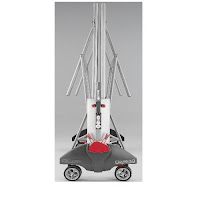 Kettler Champ 3.0 folding design, with smooth & reliable Safety-Track folding mechanism, Safety Fold with dual-lock safety, 2.5" swivelling transport wheels with locking system