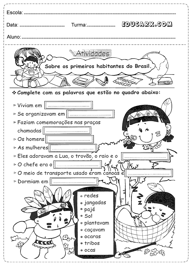 Educar X: Atividades de história para o 4° ano