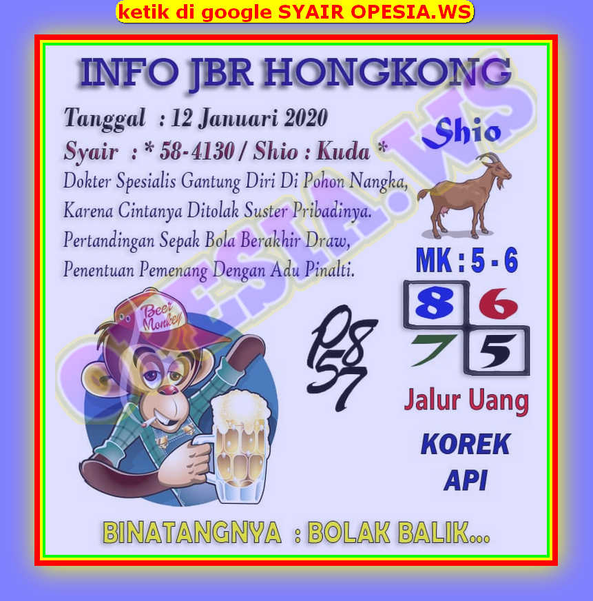 1 New Message Kode Syair Hongkong 12 Januari 2020 Forum Syair Togel Hongkong Singapura Sydney