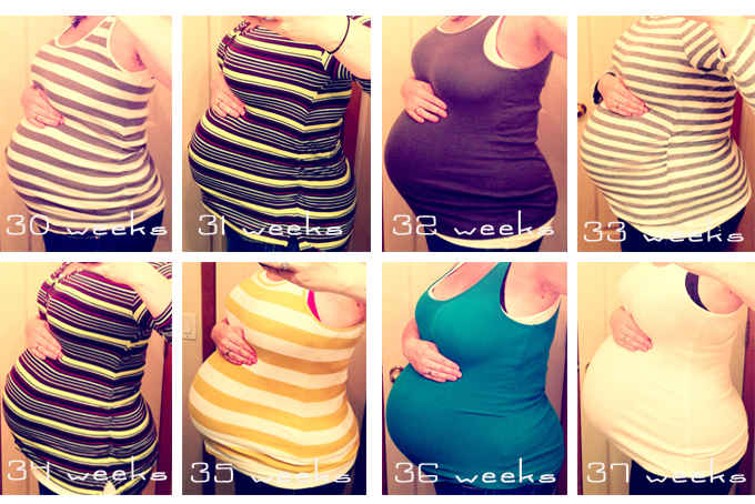 Pregnancy Image Belly Week By Week - Health Images Reference