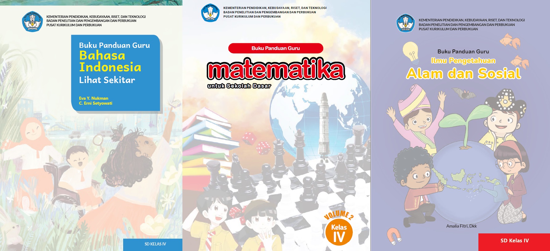 Download Buku Guru dan Buku Siswa Satuan Pendidikan Sekolah Dasar (SD) Kelas IV Sekolah Penggerak