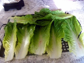Grilled Romaine Salad - and excellent side dish come spring and summer.  Slice of Southern