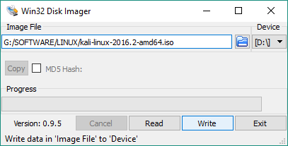 Cara Membuat Bootable Kali Linux Menggunakan FlashDisk (USB Drive)
