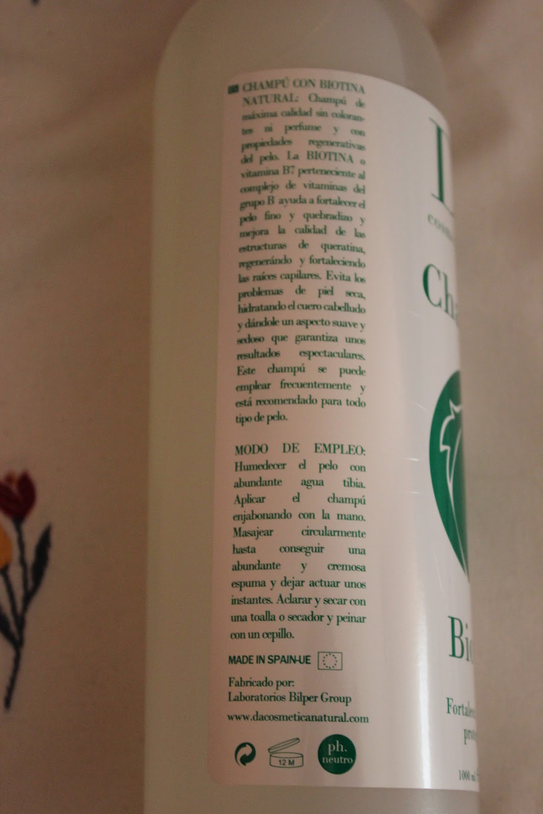 Rouse's Bored Champú de Biotina (de caballo) del Mercadonaa!!!