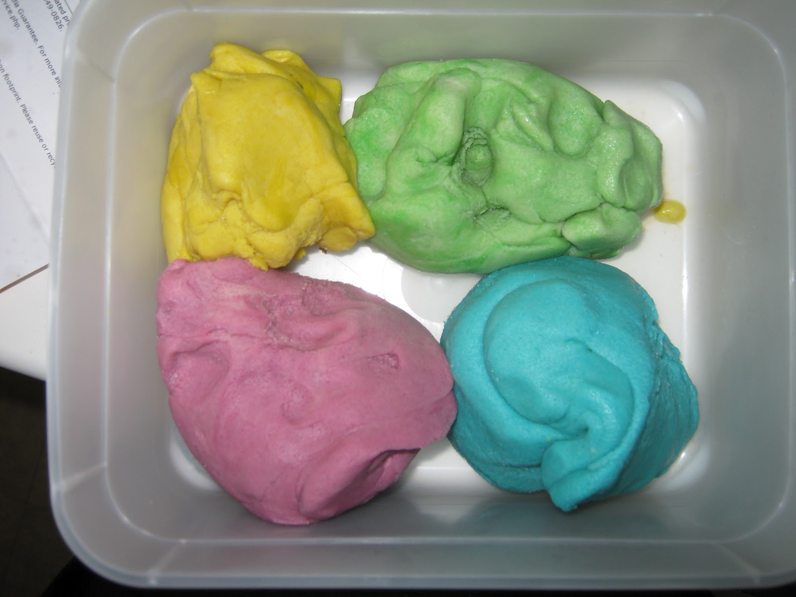 Torka Play Doh I Ugnen