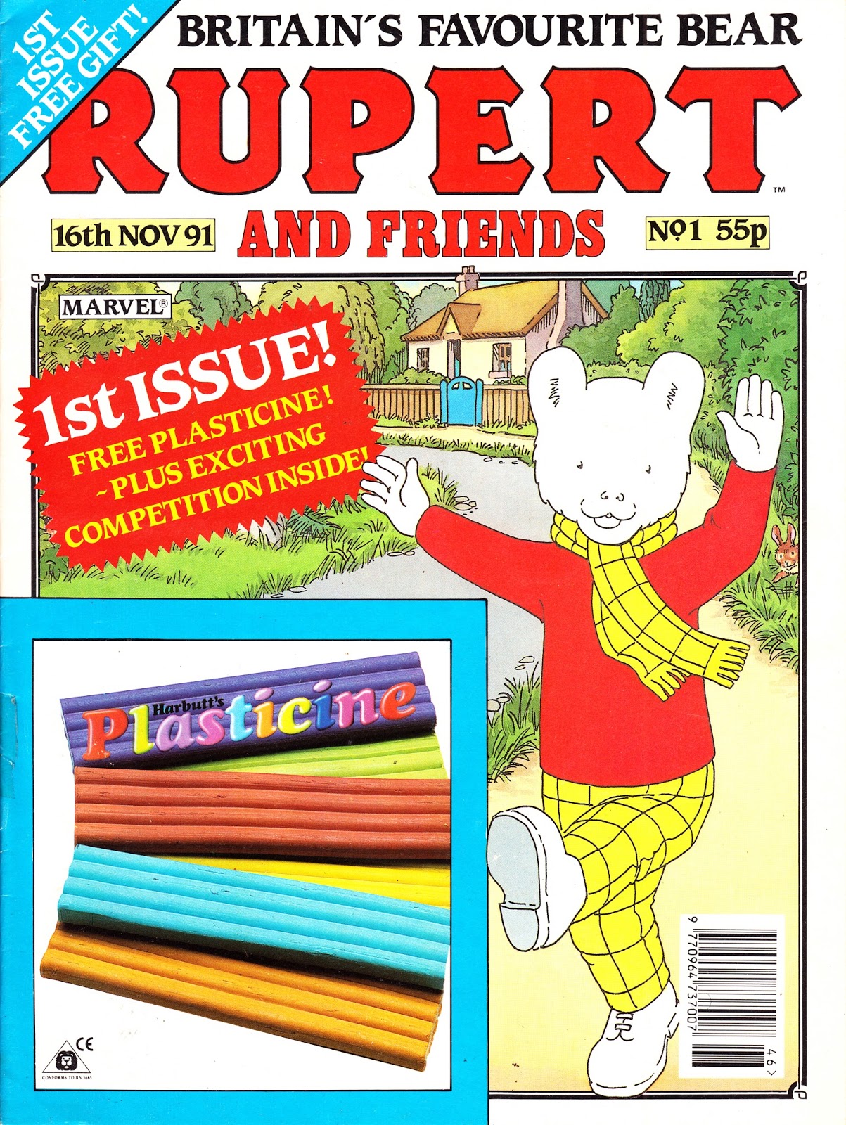 STARLOGGED GEEK MEDIA AGAIN 1991 MARVEL UK'S RUPERT AND FRIENDS ISSUE 1