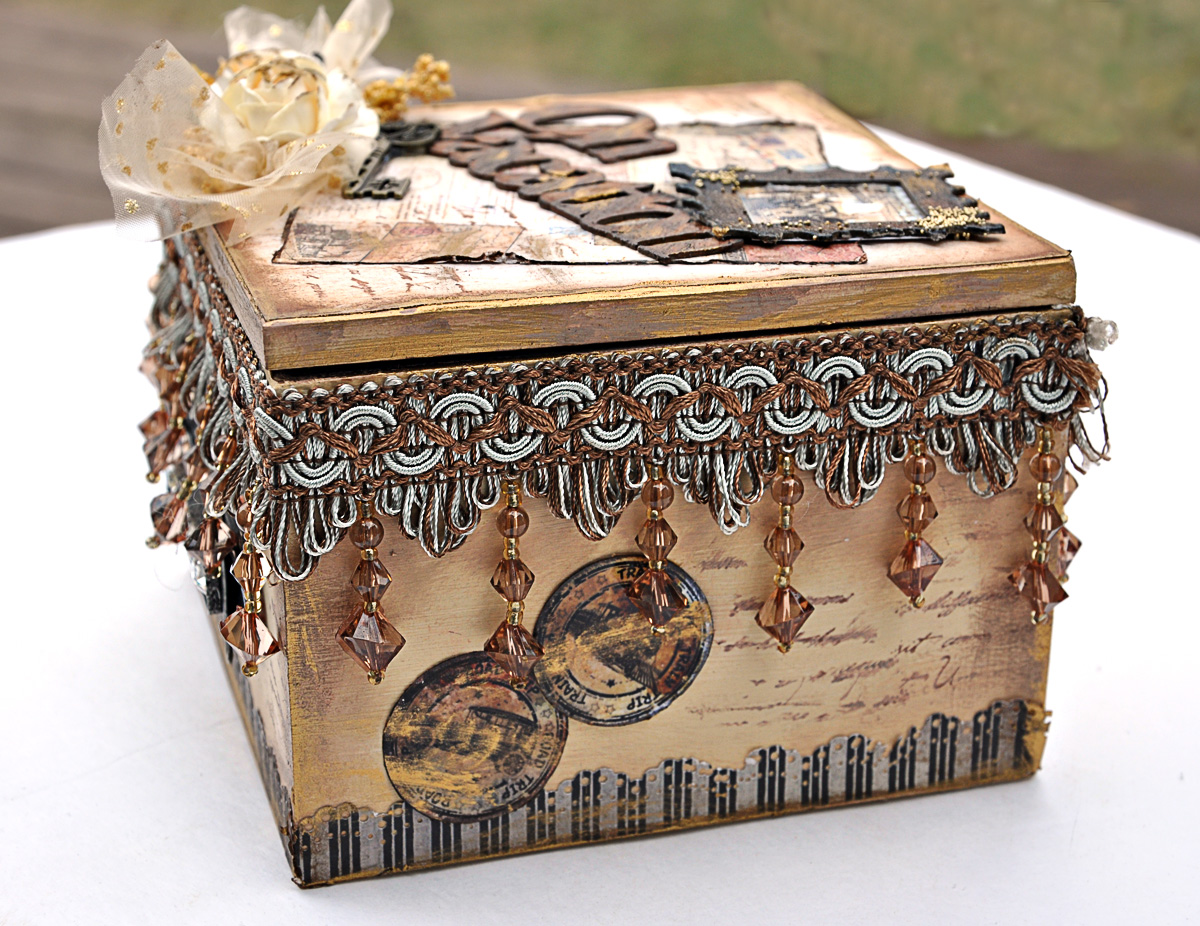 Scrap Escape Souvenir Box FabScraps Romantic Travel Collection