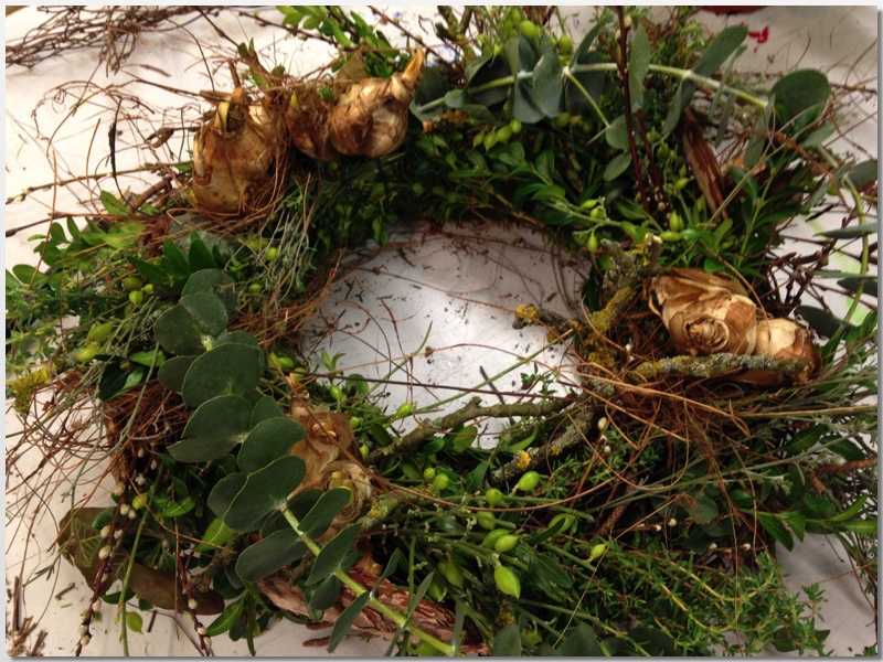 Dani's Blog: Frühlingskranz