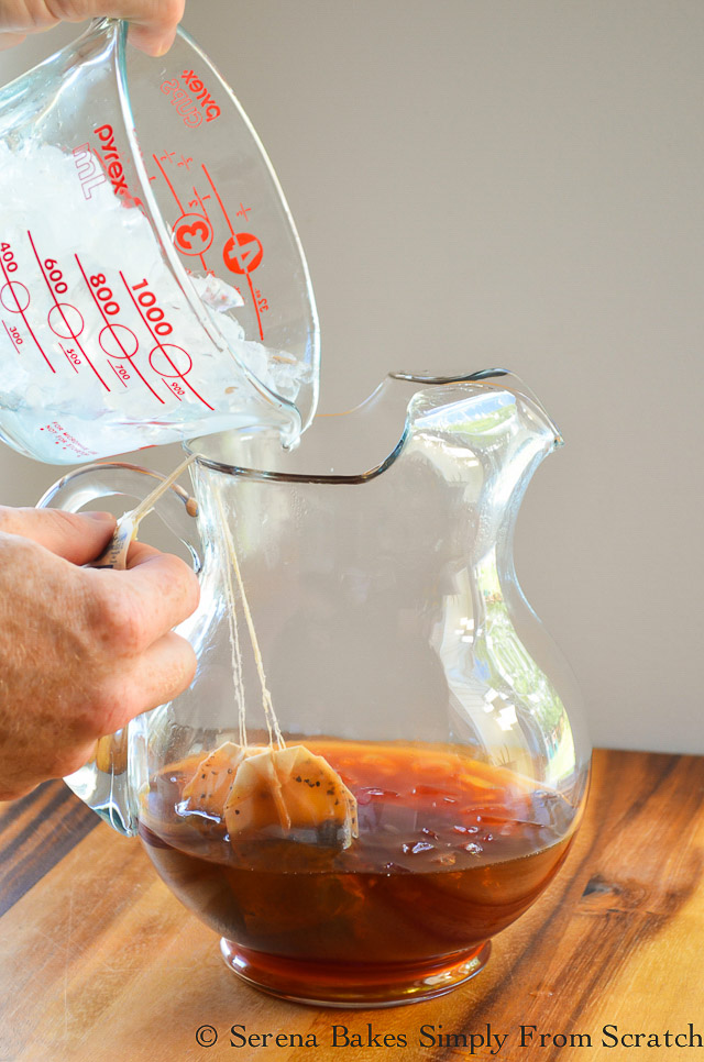 Peach Whiskey Iced Tea Serena Bakes Simply From Scratch