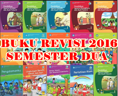Buku Kurikulum 2013 Kelas 1 SD Semester Dua Revisi Tahun 2016