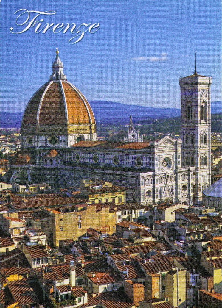 POSTCARD EXCHANGE ITALY Florence (Historic centre)