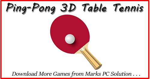 Ping-Pong 3D Table Tennis