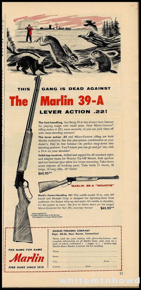 TINCANBANDIT's Gunsmithing: Featured Gun: Marlin model 39A