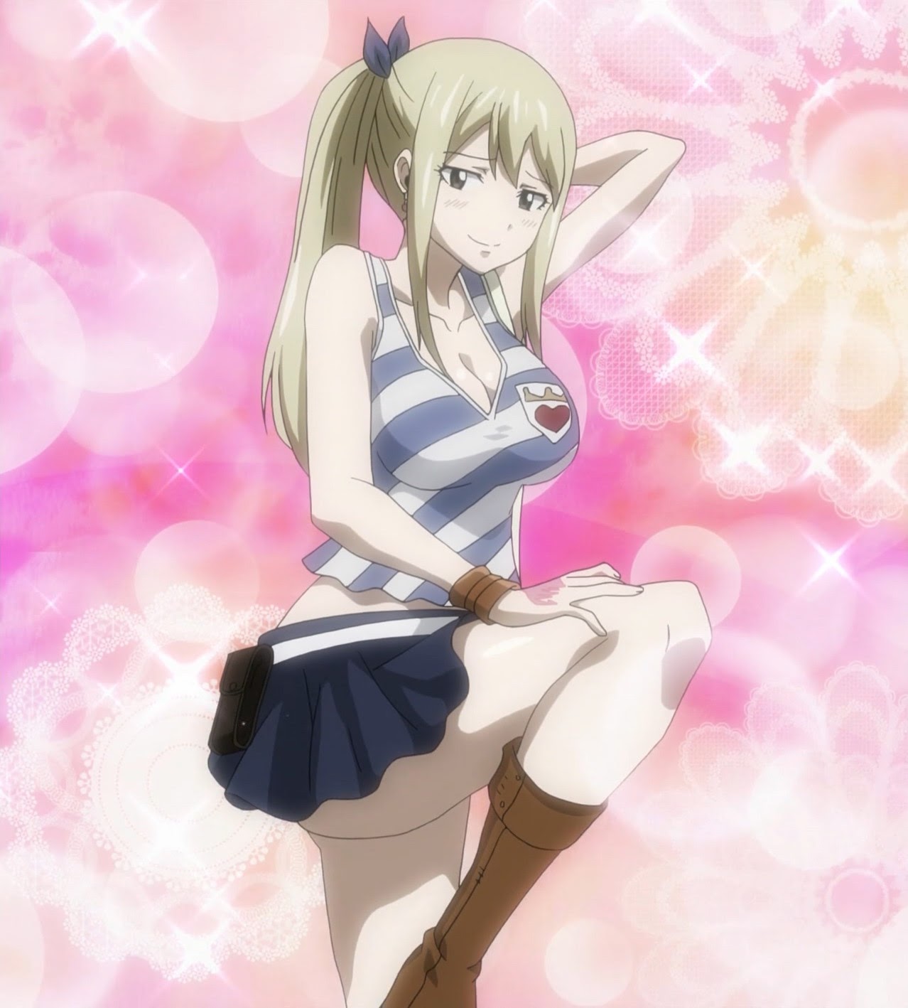 Omake ScreenCap - Fairy Tail S2 - Episode 101 - Lucy Fired Up.