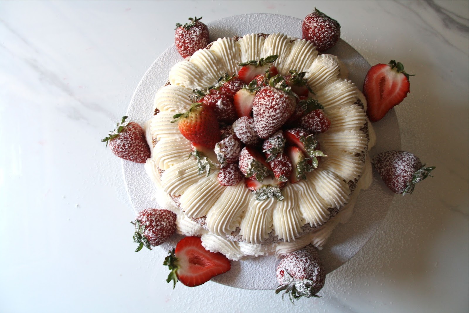 salted sugared spiced™ Strawberry Jam Sponge Cake