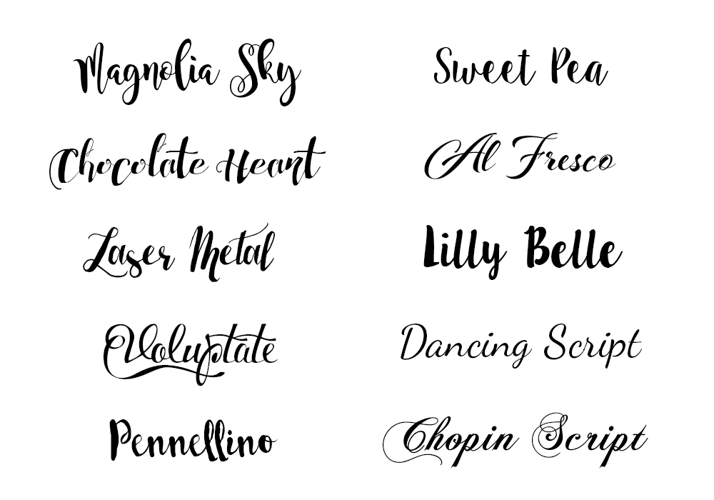 BEAUTIFUL AND PRETTY FONTS FOR WEBSITE, DESIGN AND WEDDING INVITATION CARD
