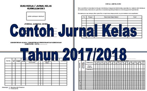 ➤ Contoh jurnal kelas 2017 2018