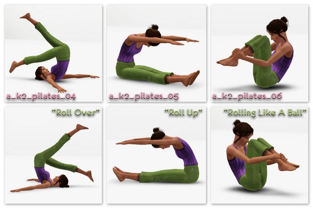 My Sims 3 Blog Pilates Poses by k2m1too (K2)