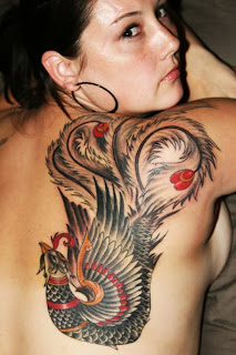 Cool Phoenix Tattoos On Women Picture 7