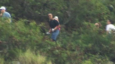 president obama piggybacks young hiker in oahu