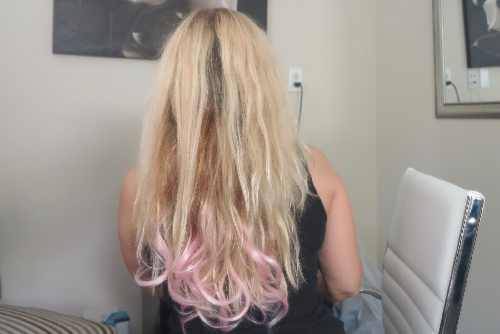 Pastel Pink To Blonde Balayage Hair Without Damage