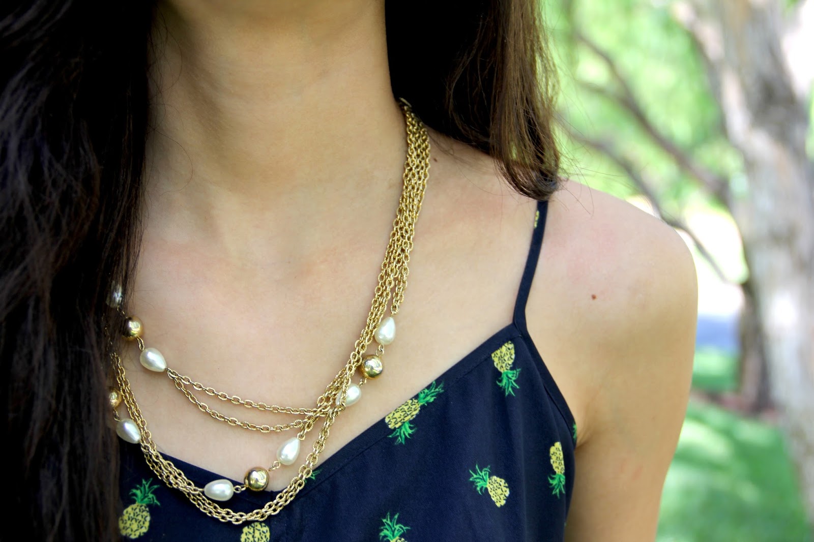 Little Miss Haute Couture Pineapples and Pearls