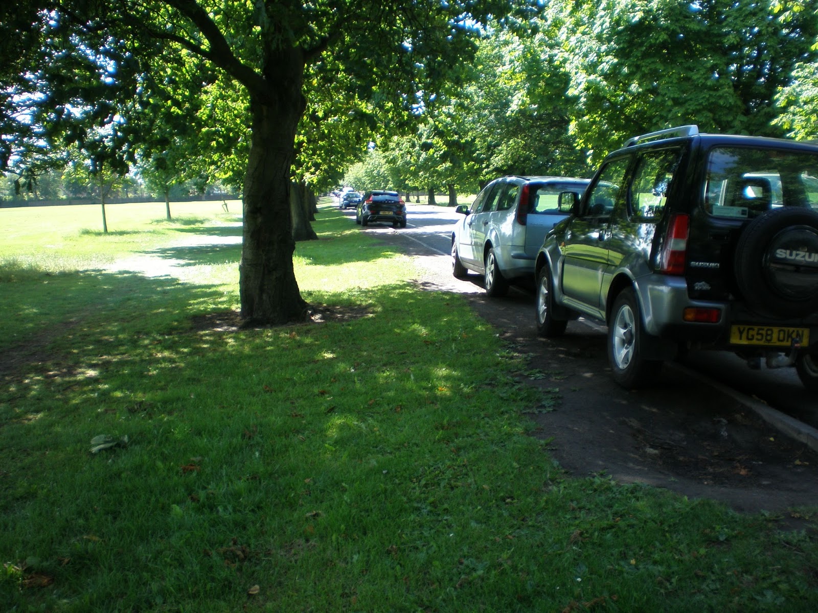 The Stray Today Oatlands Drive a long thin car park?