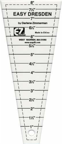 Herramientas básicas para el patchwork: regla para dresden