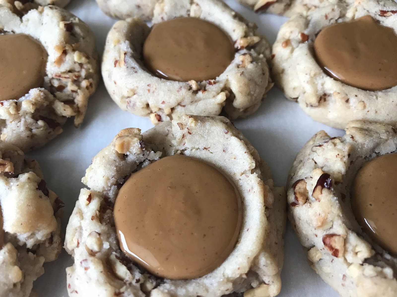 The Pastry Chef's Baking Butter Pecan Thumbprint Cookies
